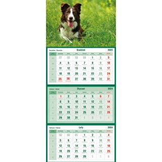 Kalendarz trójdzielny PSY T-105T-09 Michalczyk i Prokop