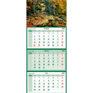 Kalendarz trójdzielny JESIEŃ T-105T-05 Michalczyk i Prokop
