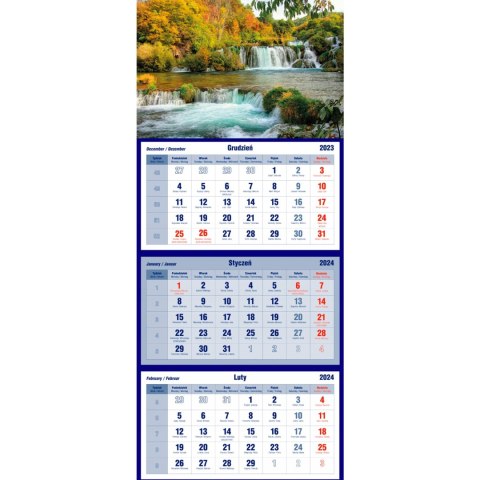 Kalendarz trójdzielny KAPLICZKA T-105T-06 Michalczyk i Prokop