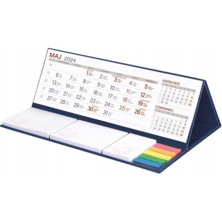 Kalendarz z notesem tygodniowy spiralowy szary 2026 KB044B Wokół Nas