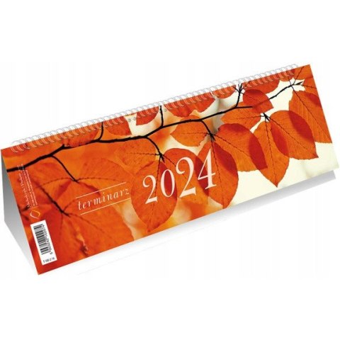 Kalendarz ze spiralką poziomy JESIENNE LIŚCIE T-100-2-16 Michalczyk i Prokop