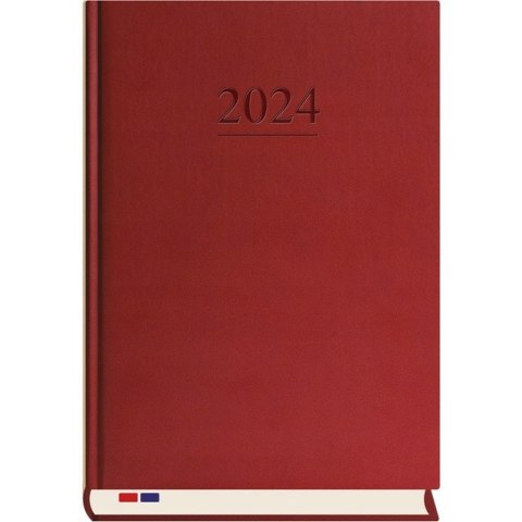 Terminarz A4 Stacjonarny - bordowy T-229V-B Michalczyk i Prokop