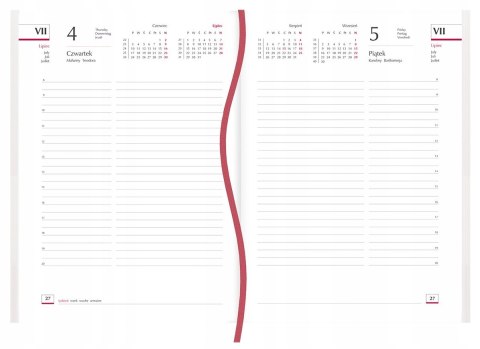 Terminarz A5 Codzienny - czarny T-255T-1V Michalczyk i Prokop