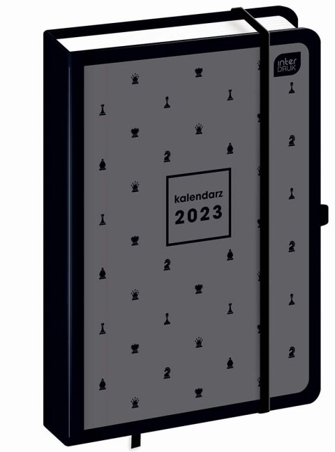 Kalendarz książkowy A5 384 Mat+UV Chess INTERDRUK