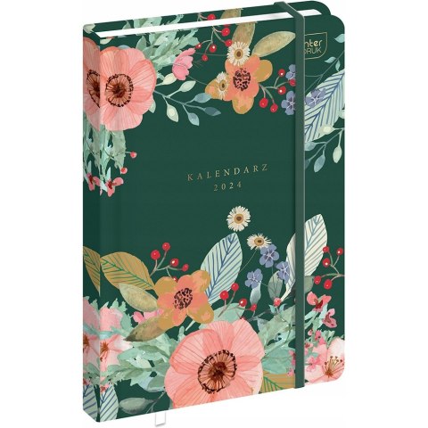 Kalendarz książkowy A6 192 Met.Garden INTERDRUK