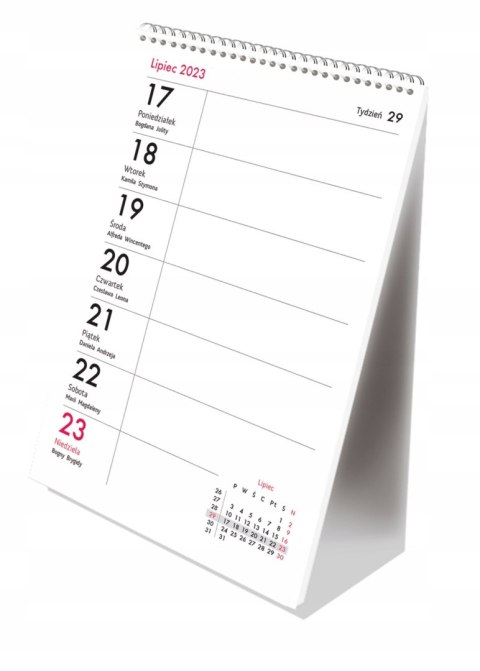 Kalendarz ze spiralką - pion B6 LONDYN T-103-01 Michalczyk i Prokop