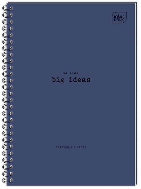 Kołobrulion B5 160k kratka z kolorowymi marginesami INTERDRUK