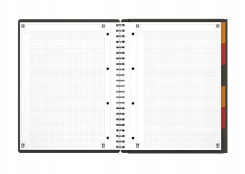 Kołonotatnik A4+ 80k kratka OXFORD Organiserbook International 100102777