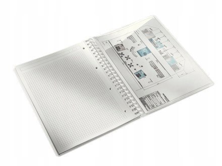 Kołonotatnik LEITZ WOW A4 80k PP kratka zielony 46380054/46380064