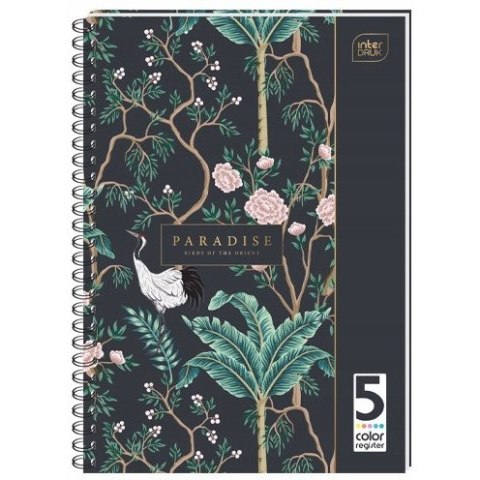 Kołozeszyt A5 100k kolorowe registry INTERDRUK