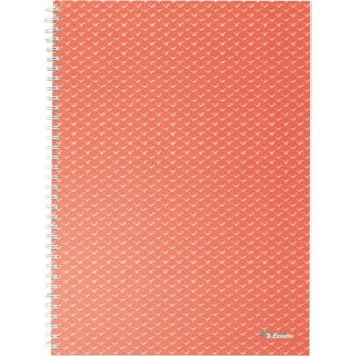 Kołonotatnik Colour`Breeze A4 w kratkę koralowy 628478 ESSELTE