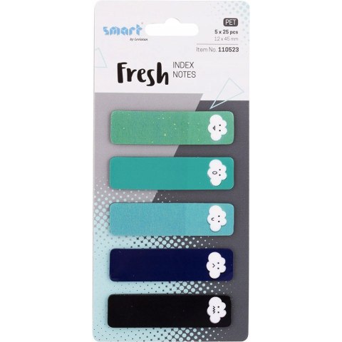 Zakładki indeksujące SMART CHMURKA 12x45mm 5x25 szt. 110523 Zakładki indeksujące SMART CHMURKA 12x45mm 5x25 szt. 110523