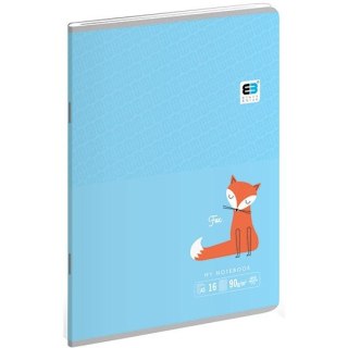 Zeszyt A5 16k. kolorowa linia B&B KIDS PASTEL 5563 INTERDRUK