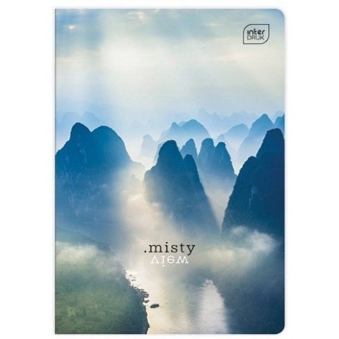 Zeszyt A5 60k gładki mix wzorów 70g. INTERDRUK