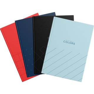 Zeszyt szkolny A4 Brulion 96 kartek w kratkę 70g COLORS mix kolorów 400169203 TOP 2000