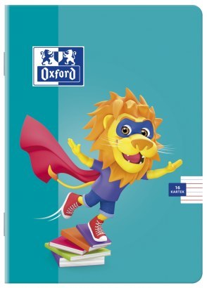 Zeszyt A5 16k 90g. 3-linia kolorowa LION 400106954 TOP