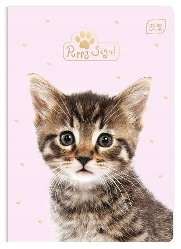 Zeszyt A5 16k UV PUPPY SIGN INTERDRUK