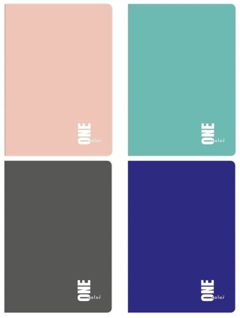 Zeszyt A5 16k kratka UV ONE COLOR INTERDRUK