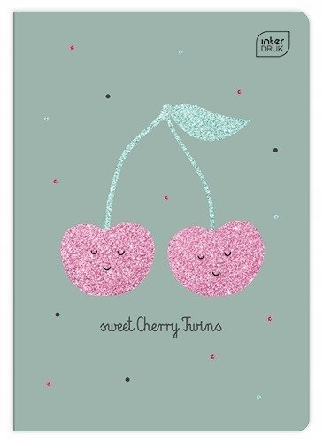 Zeszyt A5 32k 3linia 70g GLITTER dziewczynka INTERDRUK