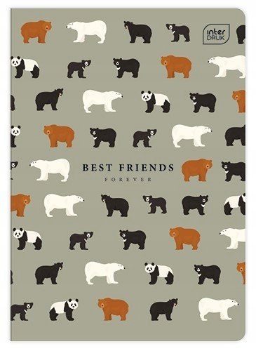 Zeszyt A5 32k 3-linia UV mix INTERDRUK