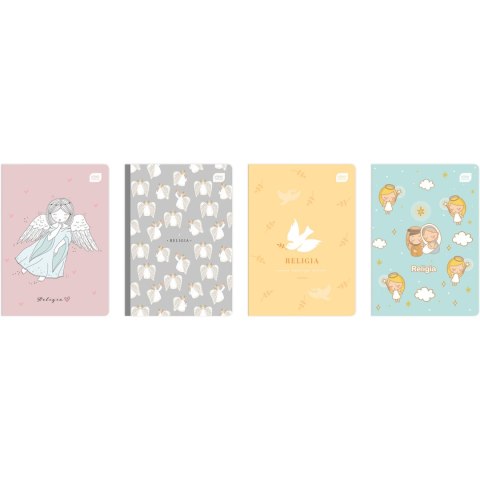 Zeszyt A5 32k kratka RELIGIA z poddrukiem INTERDRUK *7171