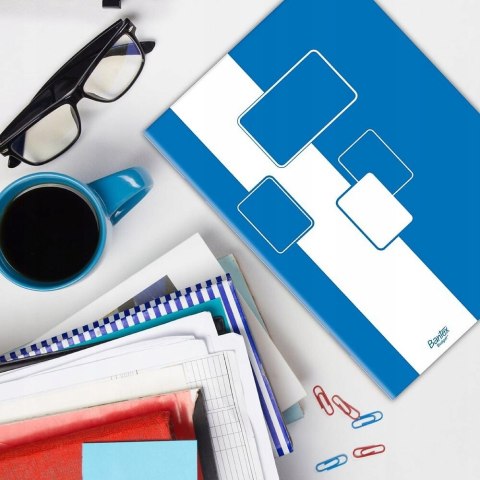 Zeszyt szkolny A5 32 kartek w kratkę margines 400116553 BANTEX BUDGET