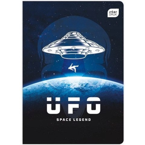 Zeszyt A5 32k linia UV mix wzorów INTERDRUK