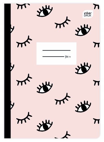 Zeszyt A5 32k linia UV mix wzorów INTERDRUK