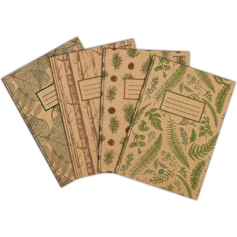 Zeszyt szkolny A5 Brulion 96 kartek w kratkę 70g GO GREEN 400153379 TOP 2000