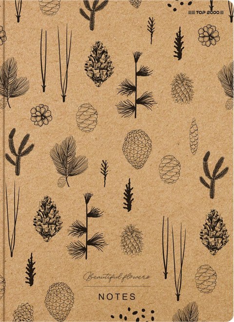 Zeszyt szkolny A5 Brulion 96 kartek w kratkę 70g GO GREEN 400153379 TOP 2000