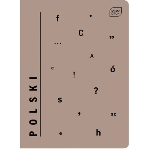 Zeszyt A5 60k linia JĘZYK POLSKI INTERDRUK