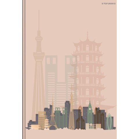 Zeszyt szkolny A4 Brulion 96 kartek w kratkę 70g CITY/GRAD 400169453 TOP 2000