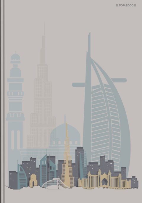 Zeszyt szkolny A4 Brulion 96 kartek w kratkę 70g CITY/GRAD 400169453 TOP 2000