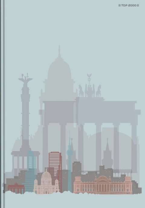 Zeszyt szkolny A4 Brulion 96 kartek w kratkę 70g CITY/GRAD 400169453 TOP 2000