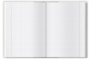 Zeszyt szkolny z twardą okładką A5 Brulion 96 kartek w kratkę COLORS 400169200 TOP 2000