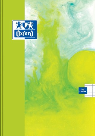 Zeszyt szkolny z twardą okładką A5 Brulion 96 kartek w kratkę PAINT 400170338 OXFORD