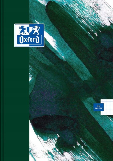 Zeszyt szkolny z twardą okładką A5 Brulion 96 kartek w kratkę PAINT 400170338 OXFORD