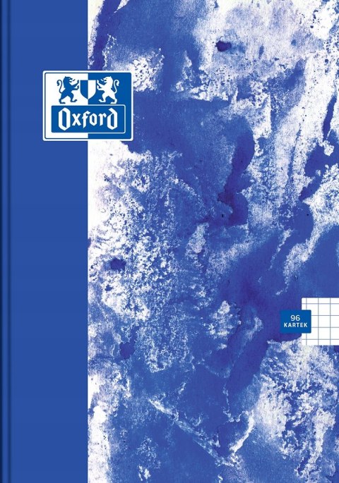 Zeszyt szkolny z twardą okładką A5 Brulion 96 kartek w kratkę PAINT 400170338 OXFORD