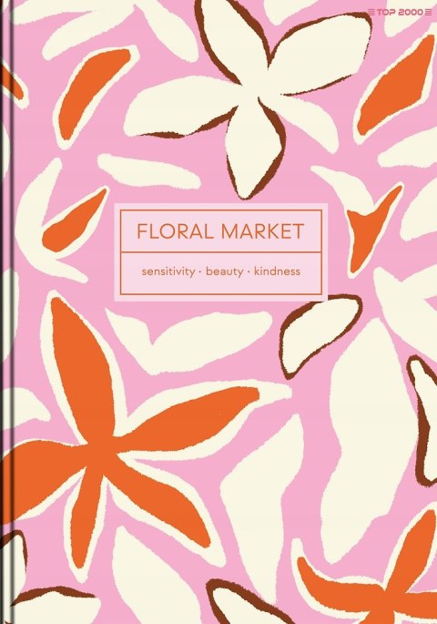 Zeszyt szkolny A5 Brulion 96 kartek w kratkę FLORADELIC 400181910 TOP 2000