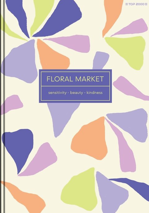 Zeszyt szkolny A5 Brulion 96 kartek w kratkę FLORADELIC 400181910 TOP 2000