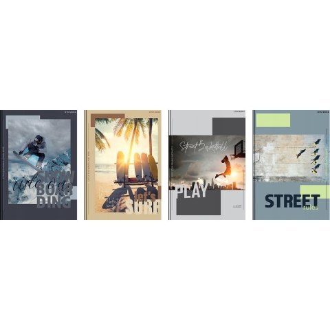 Zeszyt szkolny A5 Brulion 96 kartek w kratkę POSTER 400181912 TOP 2000