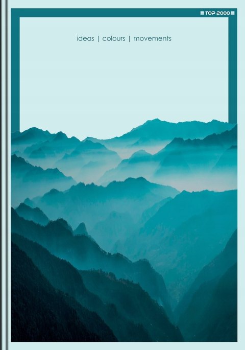 Zeszyt szkolny A5 Brulion 96 kartek w linię z marginesem MEGAMIX 400183671 TOP 2000