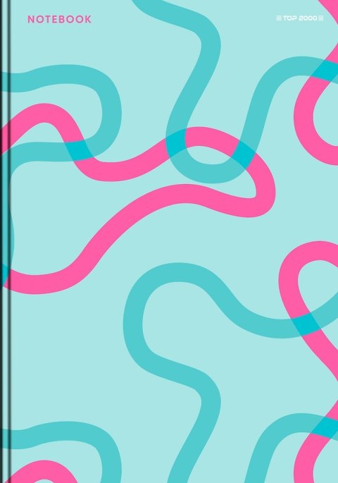 Zeszyt szkolny A5 Brulion 96 kartek w linię z marginesem MEGAMIX 400183671 TOP 2000