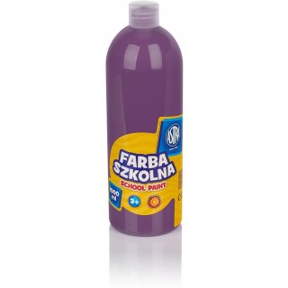 Farba plakatowa szkolna 1000ml śliwkowa fioletowa 301217065 ASTRA