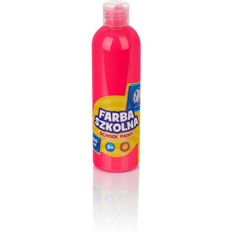 Farba plakatowa szklona 250ml fluorescencyjna różowa 301217032 ASTRA