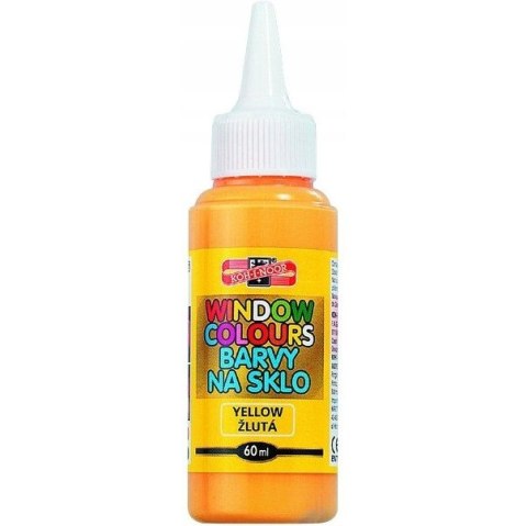 Farba witrażowa 60ml żółta 974201 KOH-I-NOOR