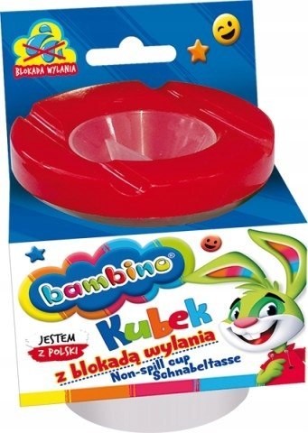 Kubek Niekapek Pojemnik na wodę pędzelki BAMBINO