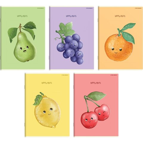 Zeszyt A5 32k kratka margines HAPPY FRUITS 400183790 TOP 2000 Zeszyt A5 32k kratka margines HAPPY FRUITS 400183790 TOP 2000
