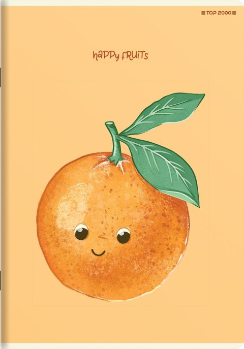 Zeszyt A6 32k kratka HAPPY FRUITS 400181855 TOP 2000