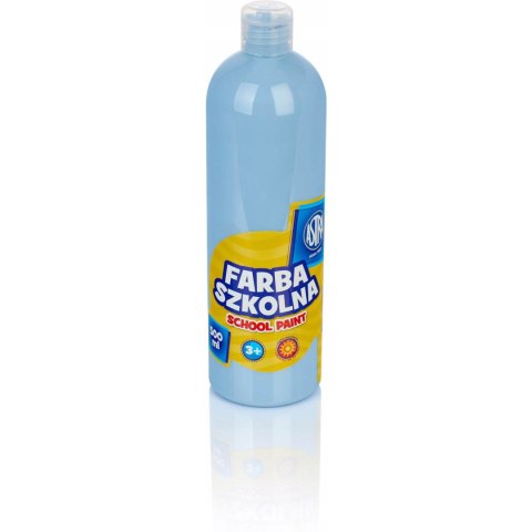 Farba plakatowa szkolna 500ml błękitna 301112006 ASTRA